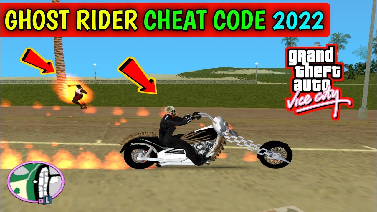 GTA Vice City Ghost Rider Cheat Code ( New 2022 ) | GTA Vice City Cheat ...
