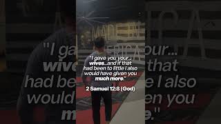 God Said, I Gave You Wives.