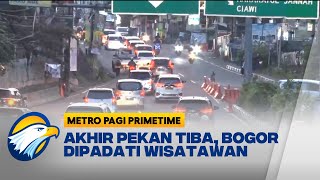 Akhir Pekan Tiba, Lalu Lintas Kota Bogor Menuju Puncak Padat