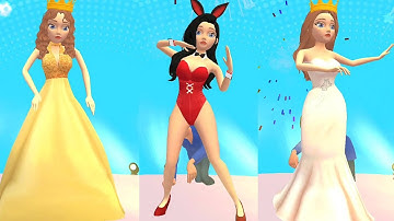 Teen Girls Outfit Queen Fashion Dress Up Gameplay Level 1-12