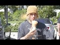 Justin Bieber Grabs A Starbucks Coffee For Pre-Hike Energy