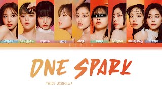 TWICE || ONE SPARK but you are Mina (Color Coded Lyrics Karaoke)
