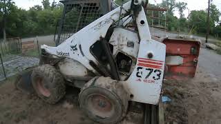 005 - Bobcat 873 Fuel Pickup Repair Part 1