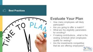 401k and 403b Plan Development and Negotiation