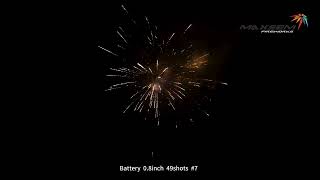 Maxsem Fireworks Mar.29th 2026 demo Battery 0.8inch 49sh