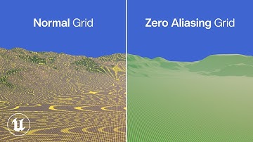 Zero Aliasing Grid | Full Anti-Aliasing Comparison