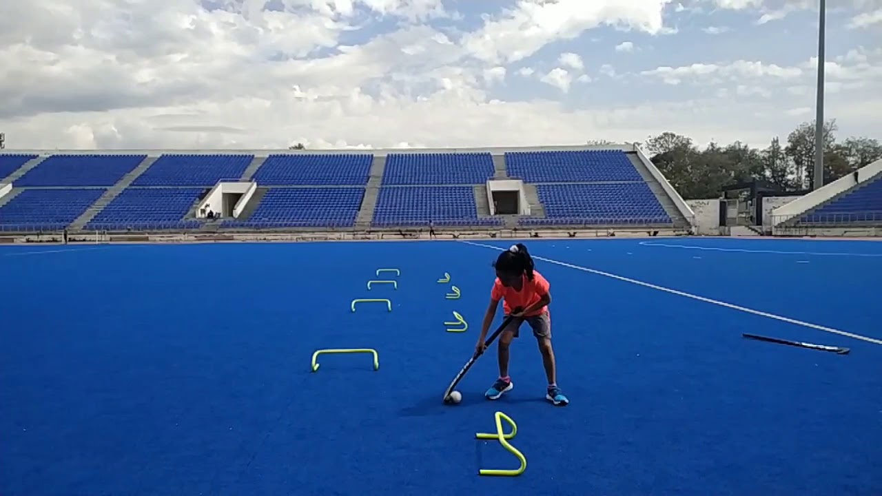 Field hockey ball controlling drills YouTube