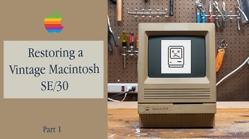 Macintosh SE/30 Restoration Part 1