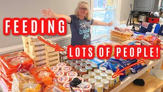 HUGE LARGE FAMILY GROCERY HAUL - EASY Make Ahead DINNERS for 40 FAMILIES!