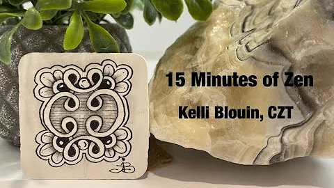15 Minutes of Zen! Beginner Zentangle method!