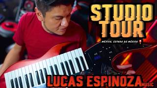 STUDIO TOUR | Visitó la SALA de ENSAYO y CONTROL ROOM de LUCAS ESPINOZA