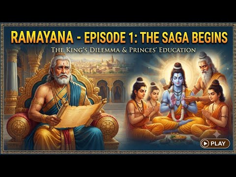 Ramayana - Episode 1: The Saga Begins | The King’s Dilemma & Princes’ Education