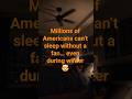 Why Millions of Americans Sleep With a Fan ON… Even in Winter 😳🇺🇸#viral #shorts #facts #usa