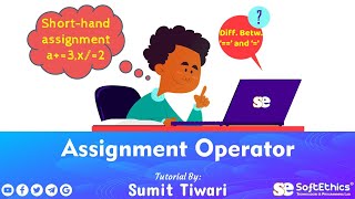 Assignment Operator | Shorthand assignment operators | Diff. betw. '==' and '=' (in Hindi)