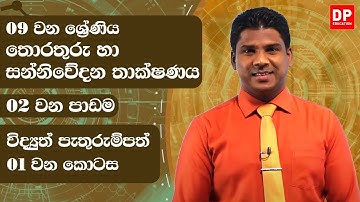 02 පාඩම - විද්‍යුත් පැතුරුම්පත් - 01 වන කොටස | 09 වන ශ්‍රේණිය ICT
