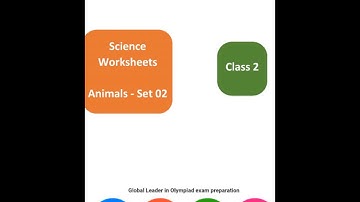 Class 2 National Science Olympiad (NSO) Sample papers on Animals - Set 02
