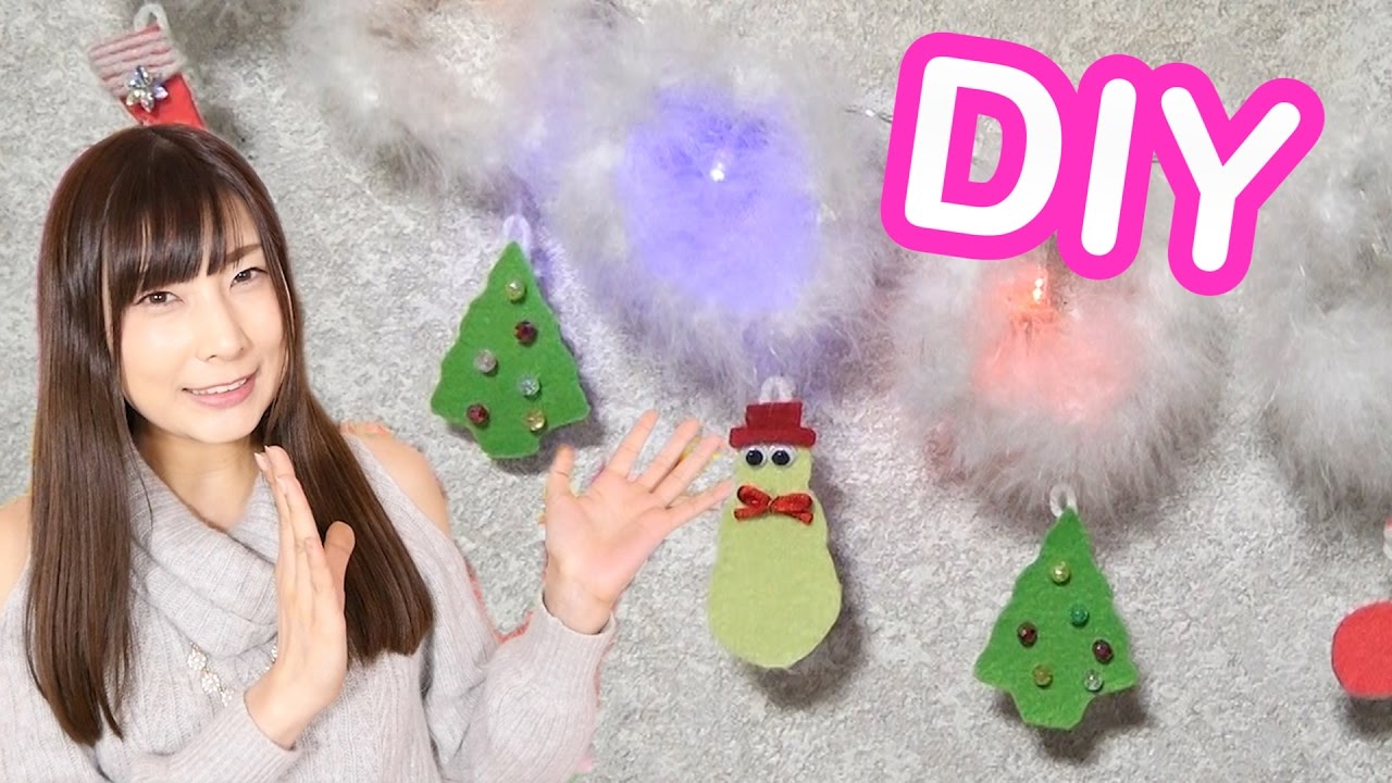 100均diy クリスマスの壁飾り Diy Holiday Room Decor Ideas Youtube