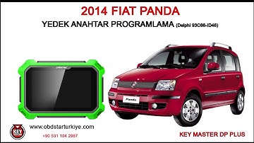 Fiat 2016 Panda- Yedek Anahtar Programlama- Key Master DP Plus