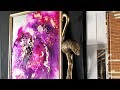 DIY Making Alcohol Ink Art On Glass | My First Time | Home Decor Ideas