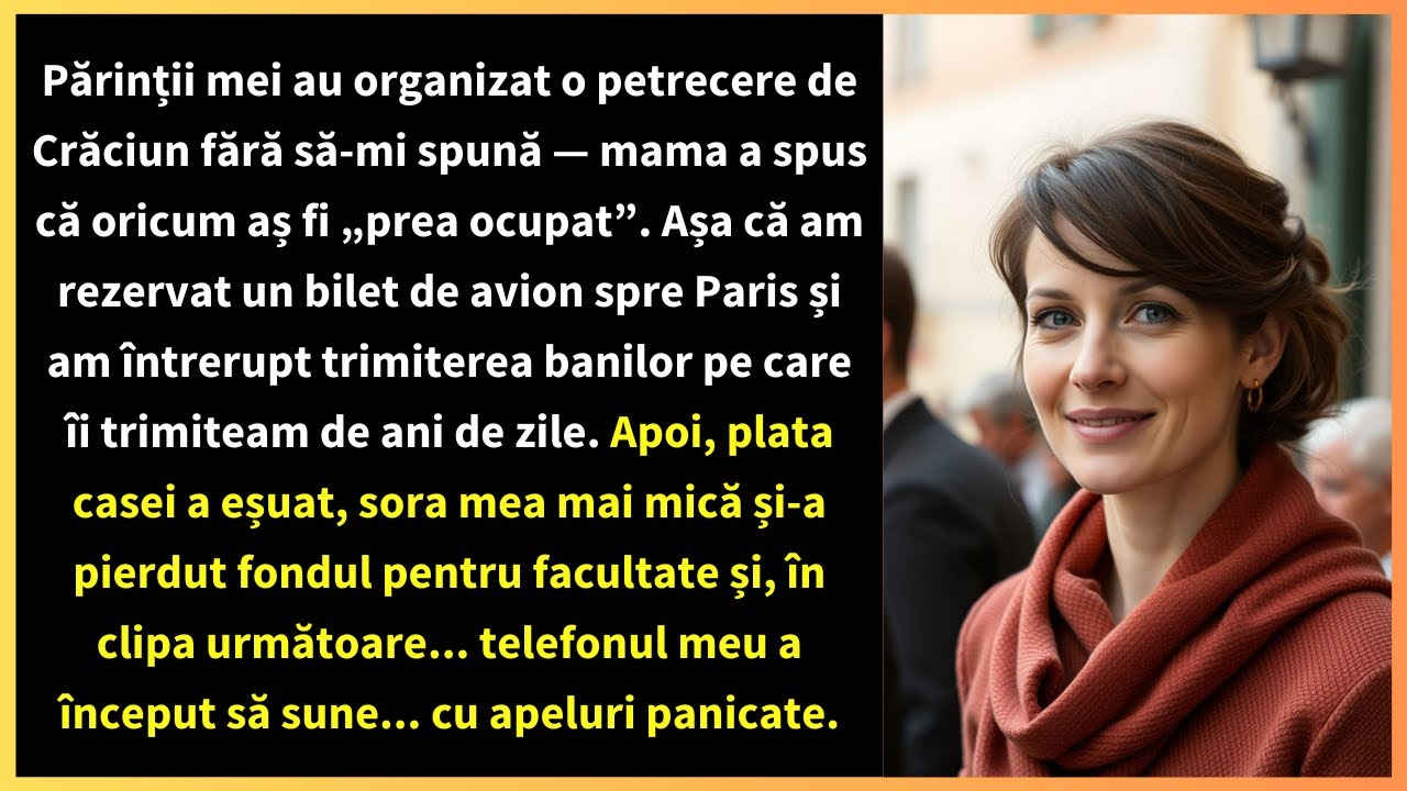 Părinții mei au organizat o petrecere de Crăciun fără să-mi spună — mama a spus că oricum aș fi