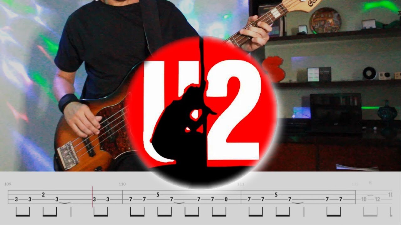 New Year's Day Bass Tutorial with Tabs in Video U2 Cover YouTube