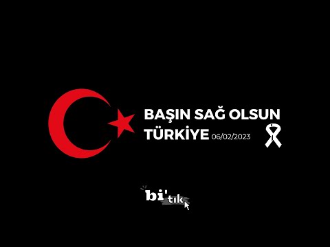 BAŞIN SAĞ OLSUN TÜRKİYE #deprem