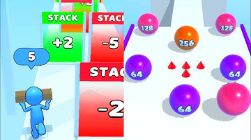 Bridge Run Vs Ball Merge 2048| Android iOS game