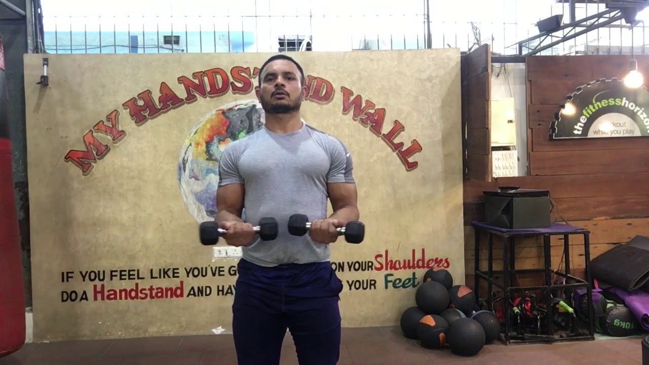 Suraj Ramesh Dumbbell external rotation ( suraj ramesh ) - YouTube