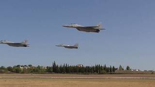 Athens Flying Week 2017 Polish Air Force MIG-29 departure and low pass