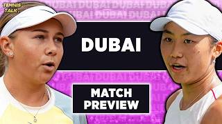 Anisimova vs Tjen | WTA Dubai 2026 | Pratinjau Pembicaraan Tenis