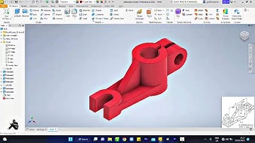 Autodesk inventor Isometric 3d modelling 2023