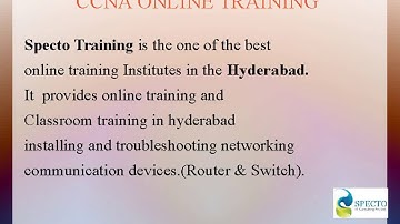 ccna certification training institute in hyderabad
