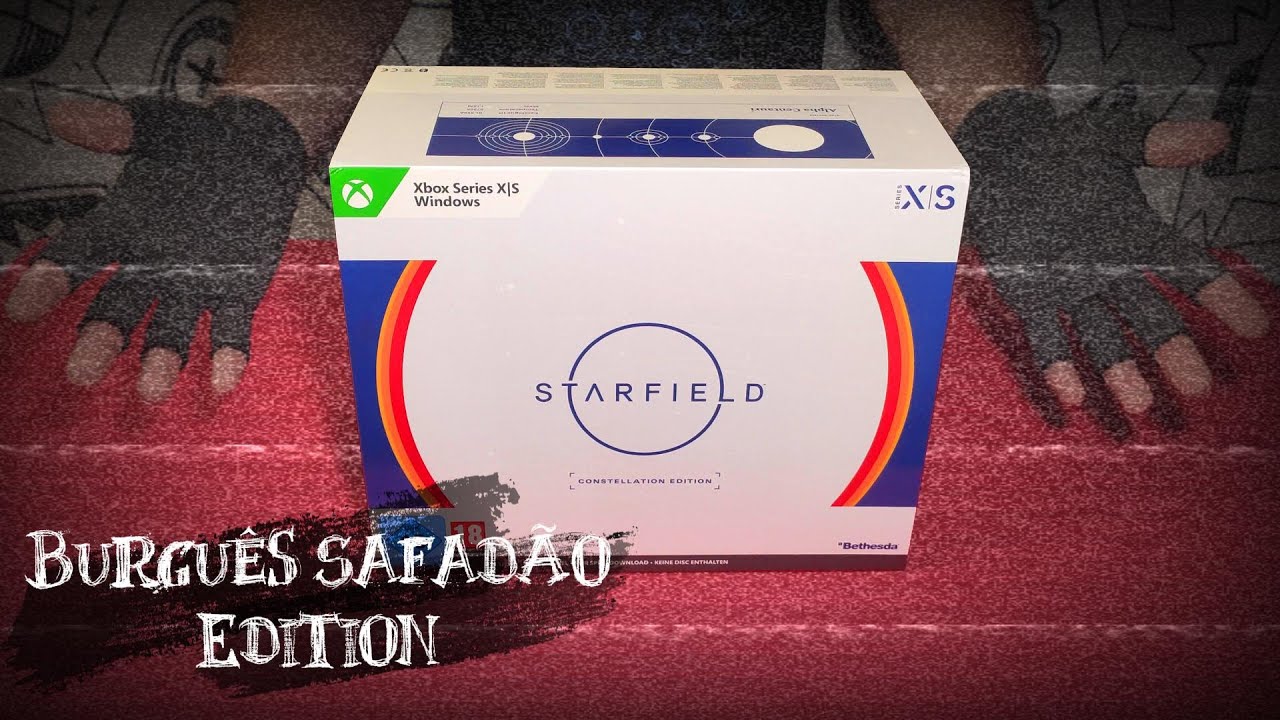 Unboxing] Starfield Constellation Edition [XboxSeries][PT-BR