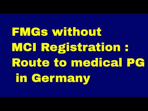 Route to Germany for FMGs without MCI Registration : An Insight