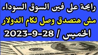 أسعار الدولار مقابل الجنيه المصري في السوق السوداء والبنوك المصرية الخميس 28-9-2023