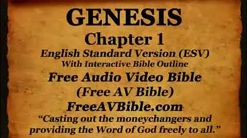 Bible Book 01. Genesis Complete 1-50, English Standard Version ESV Read Along Bible