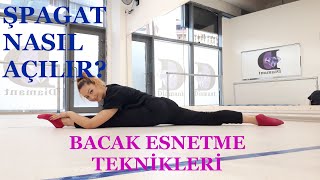 Şpagat Egzersizi Bacak Esneme Esnetme Egzersizleri Hareketleri
