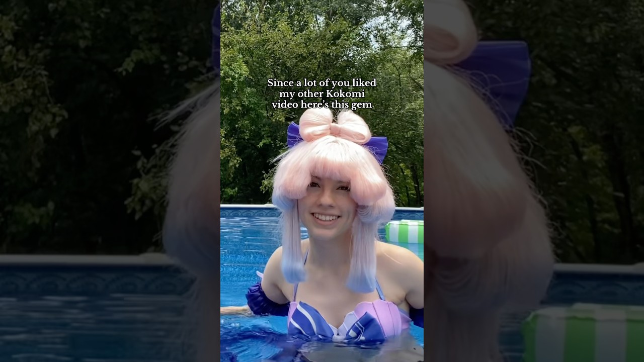 Why are my Kokomi vids just of her tweaking out LOL; Tysm for 2k! #kokomicosplay #genshincosplay