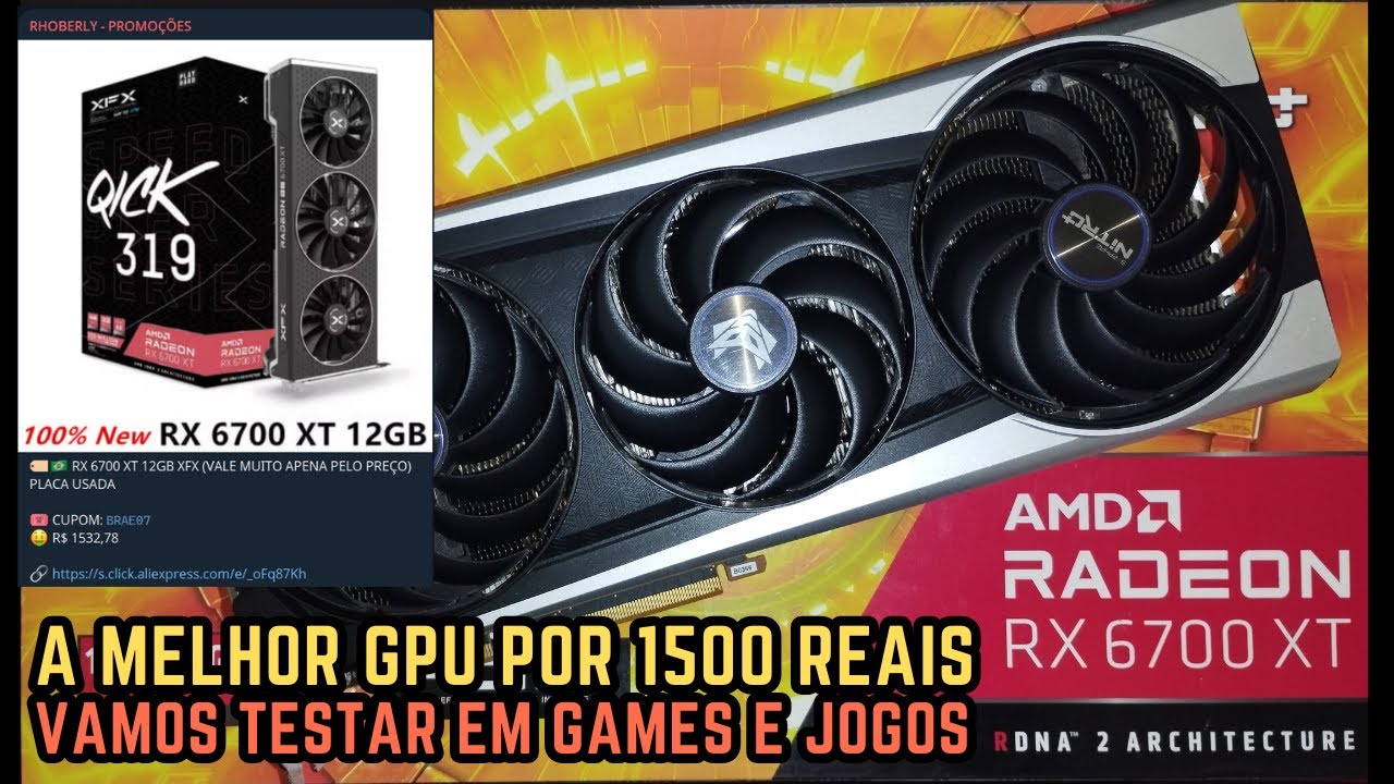 最終値下げ 早い者勝ち RX6700XT 2/19まで A RX 6700 XT ESTÁ POR 1500 REAIS | PODE ACABAR A QUALQUER MOMENTO