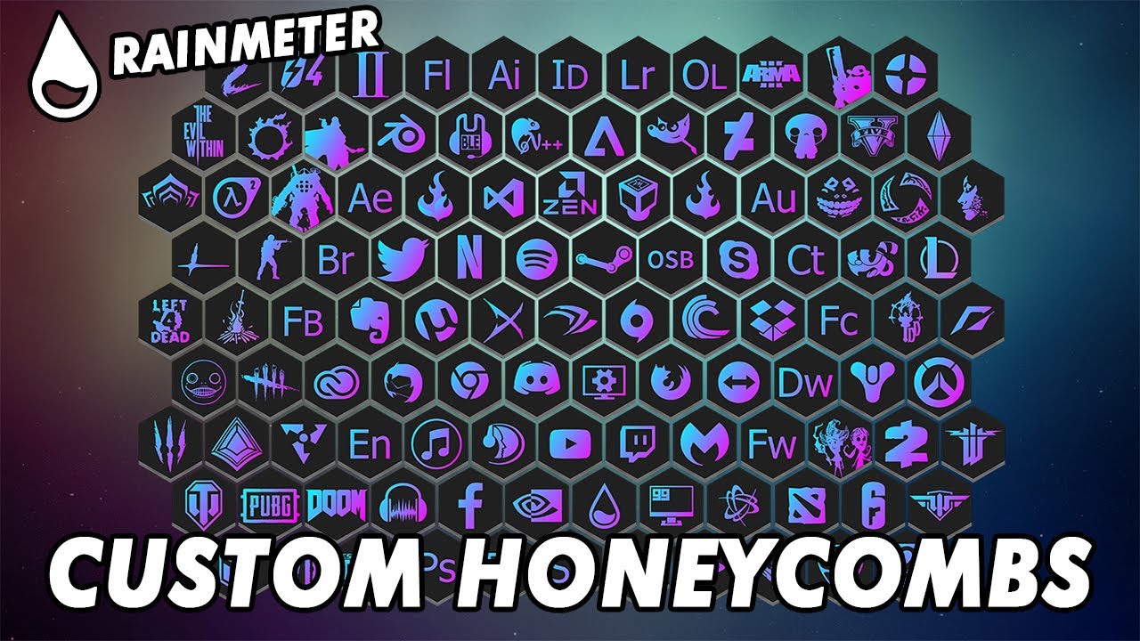 honeycomb rainmeter zbrush