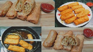 ਆਟੇ ਦੇ ਸਪਰਿੰਗ ਰੋਲ l Maggi Spring Roll  Recipe l Maggi Pockets Roll l आटा मैग्गी स्प्रिंग रोल