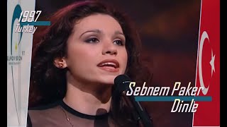 eurovision 1997 Turkey 🇹🇷 Sebnem Paker - Dinle ᴴᴰ Resimi