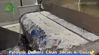 How to Recycle Double-Glass Solar Panels See How Pyrolysis Delivers Clean Silicon & Glass.