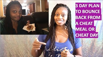 3-DAY PLAN TO BOUNCE BACK FROM A CHEAT MEAL / CHEAT DAY - MY TOP TIPS