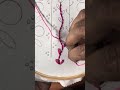 Learn embroidery | lazy daisy stitch | cotton flare
