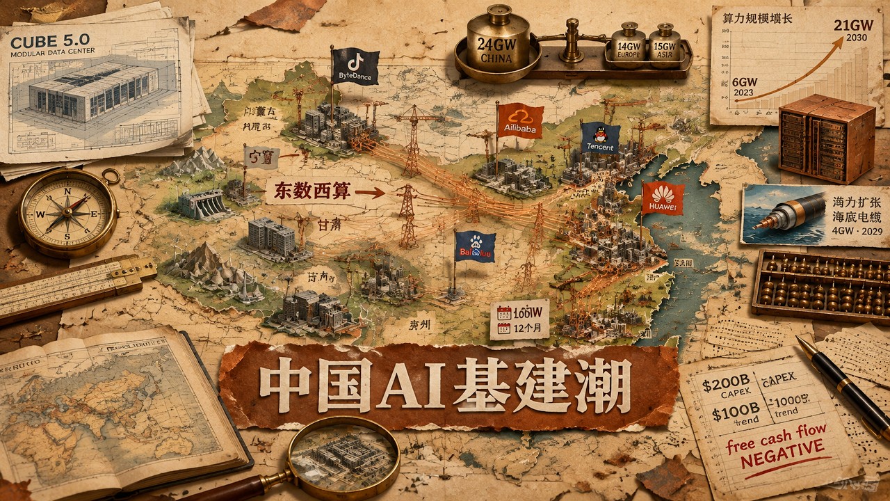 中国AI基础设施热潮 | 数据中心 | 东数西算 | 字节跳动 | 阿里云 | 腾讯云 | 人工智能 | 中国… — Transcript