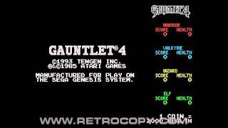 Gauntlet IV (Sega Genesis / Mega Drive) Intro