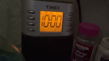 DST Timex Alarm Clock Setting Sunday, November 6, 2022