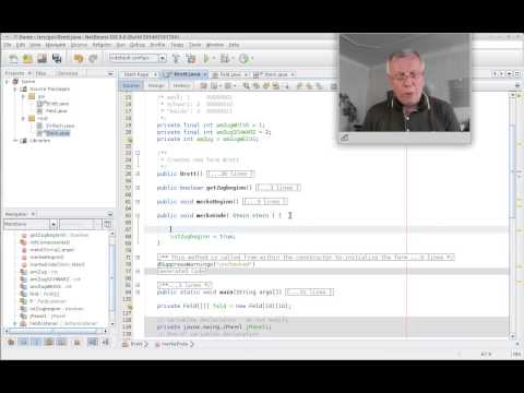 Video Tutorial Java/Netbeans: ›Damebrett‹, Teil 11