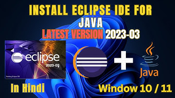 How to Install Eclipse IDE 2023-03 on Windows 10/11 with JDK  [ 2023 ] | install Eclipse